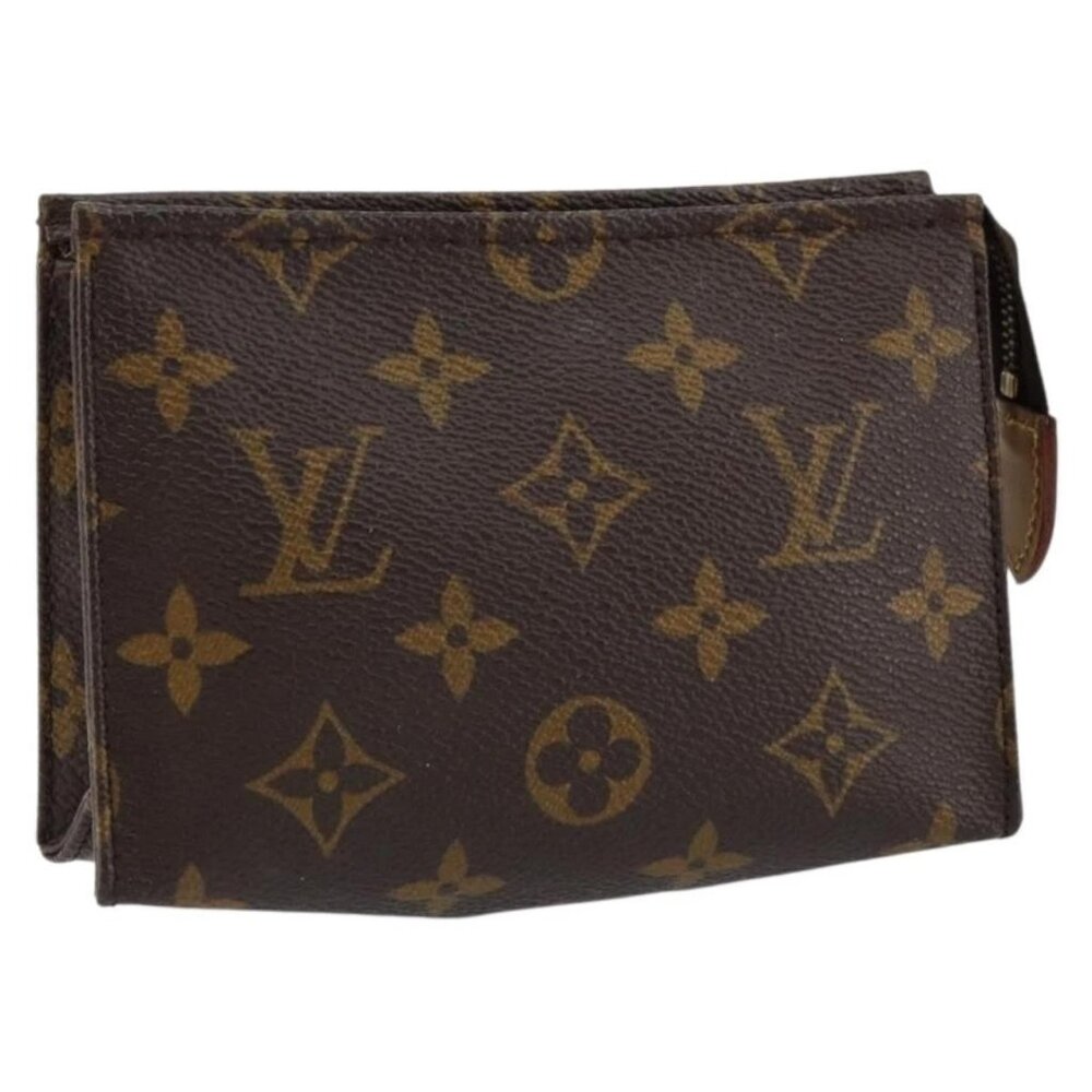 LOUIS VUITTON Monogram Poche Toilette 15 Pouch M47546 LV Auth th6510